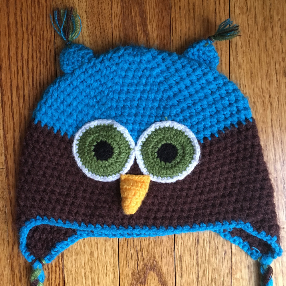 Crochet Owl Hat